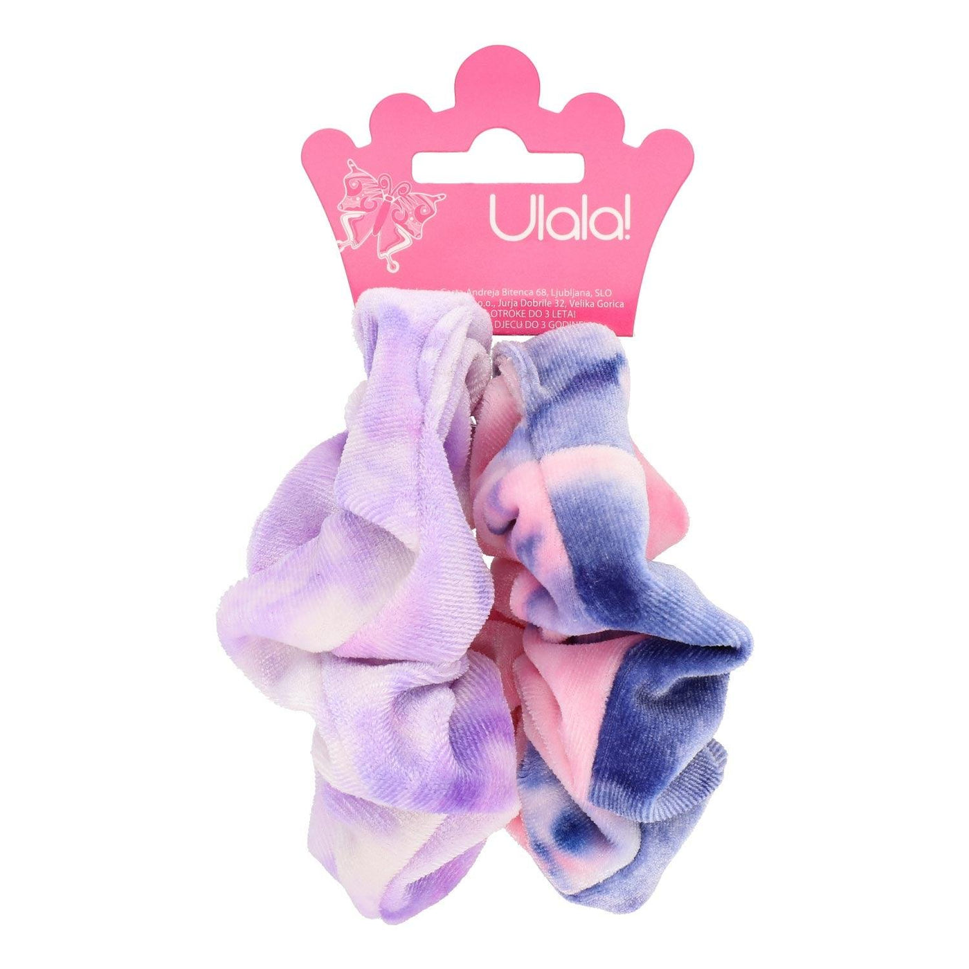 Scrunchie Elastika Za Lase Dye Set 2 Kos - Fraktal