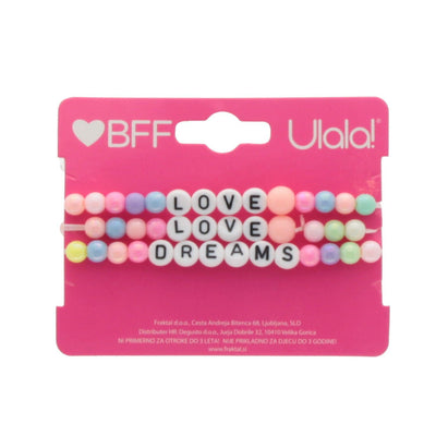 Set Otroške Zapestnice Love Smile Dreams 3 Kos - Fraktal