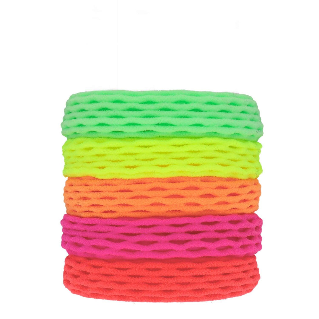 Elastike Za Lase Neon Mrežasta 5 Kos - Fraktal