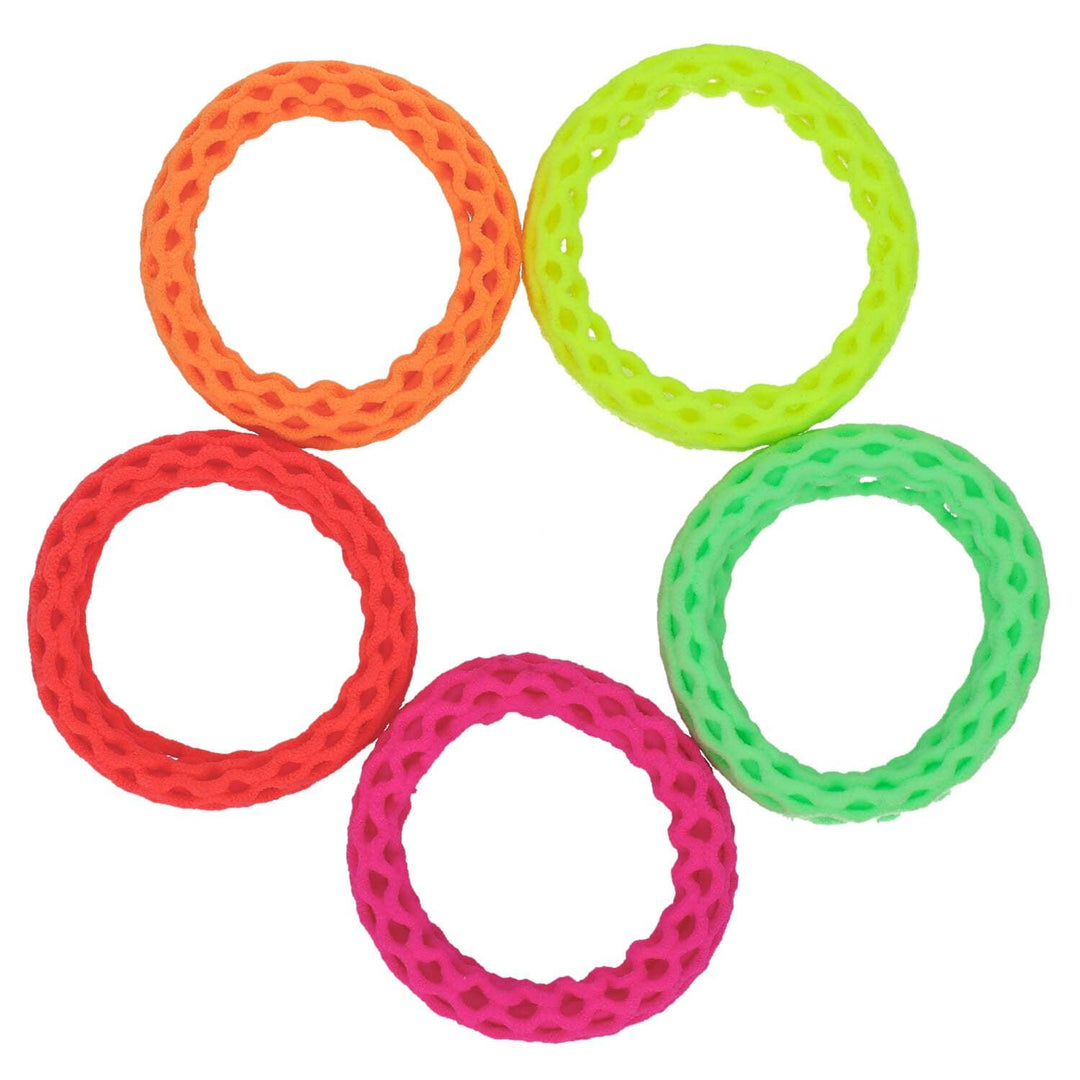 Elastike Za Lase Neon Mrežasta 5 Kos - Fraktal