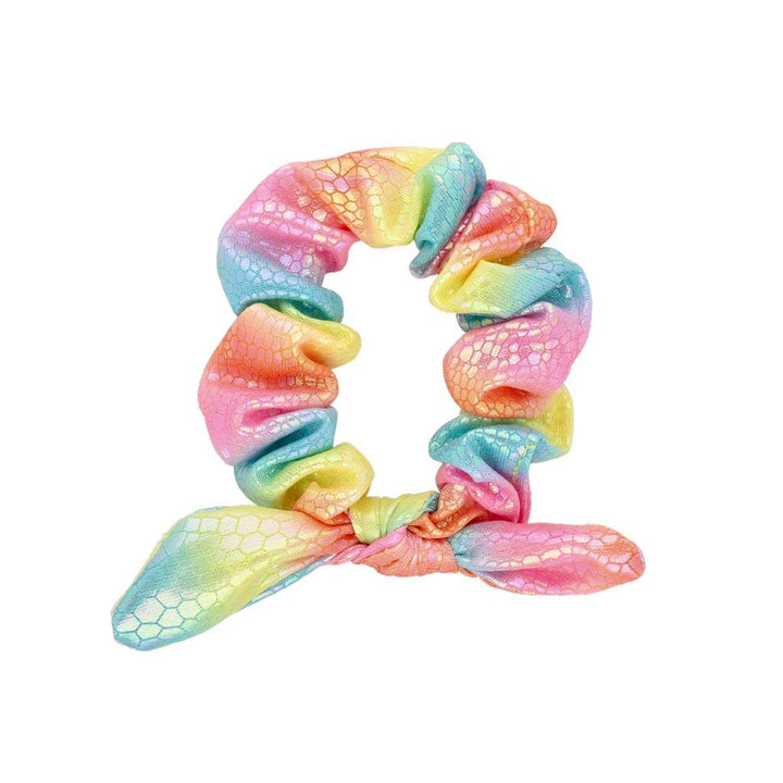 Scrunchie Elastika Za Lase Mavrična - Fraktal