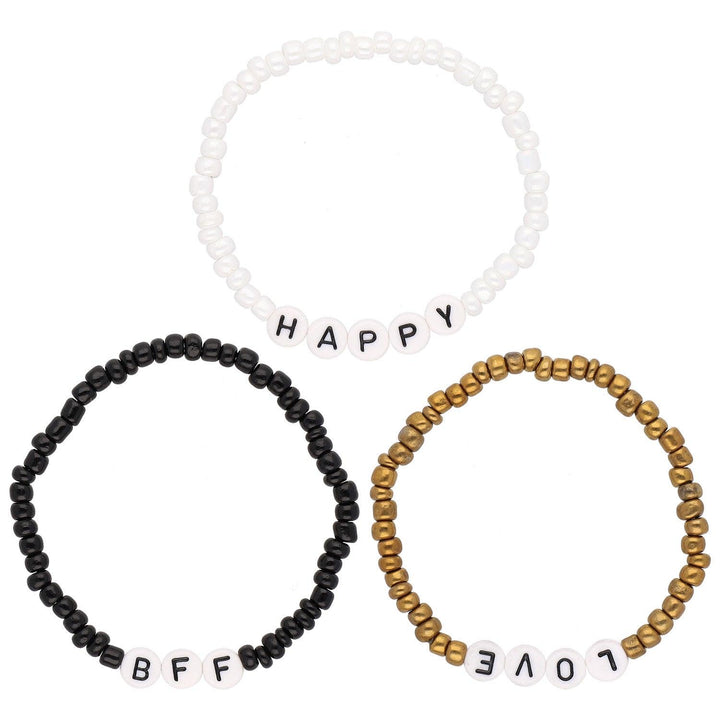 Otroška Zapestnica Happy Love Bff Set 3 Kos - Fraktal