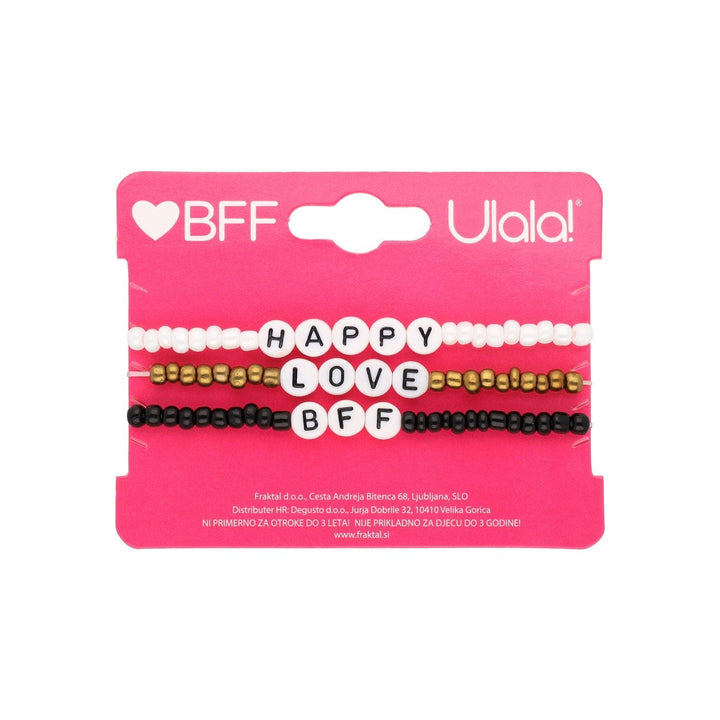 Otroška Zapestnica Happy Love Bff Set 3 Kos - Fraktal