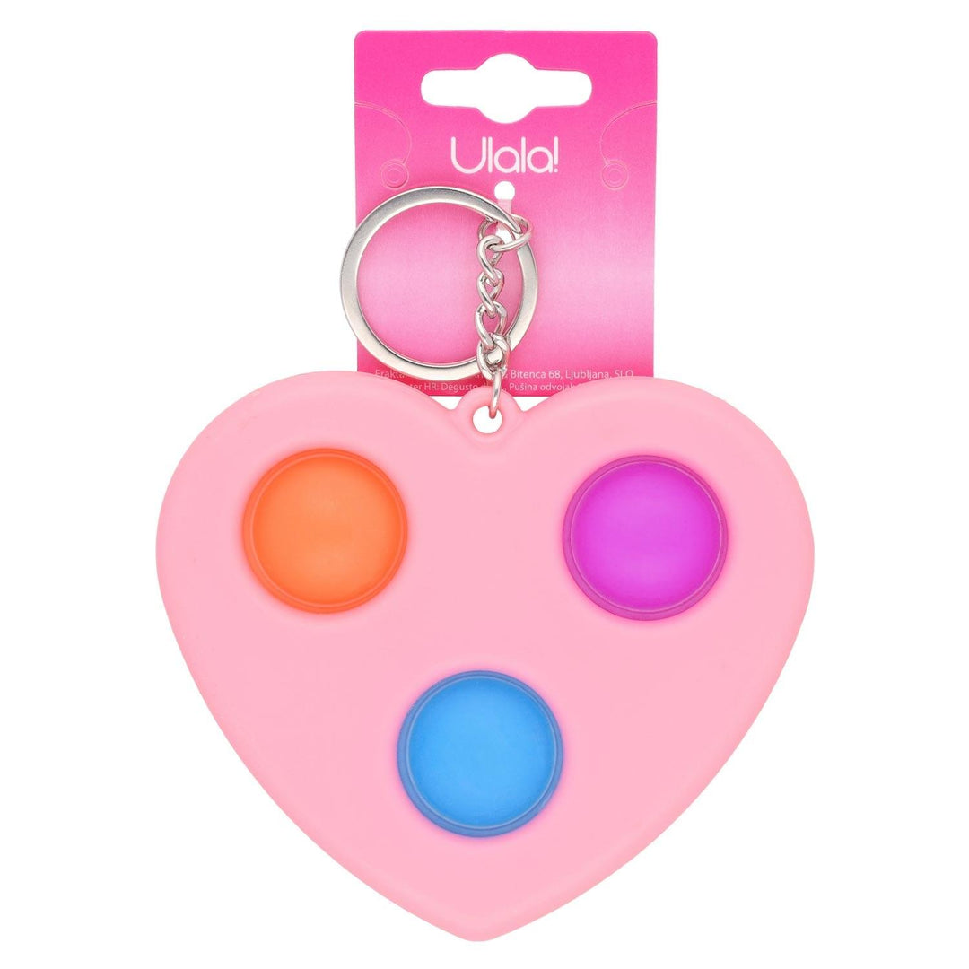 Obesek Za Ključe Srce Pop It Fidget Antistres - Fraktal