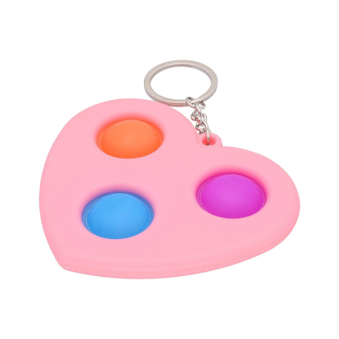Obesek Za Ključe Srce Pop It Fidget Antistres - Fraktal