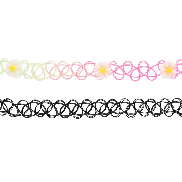 Verižica Choker Roža Set 2 Kos - Fraktal