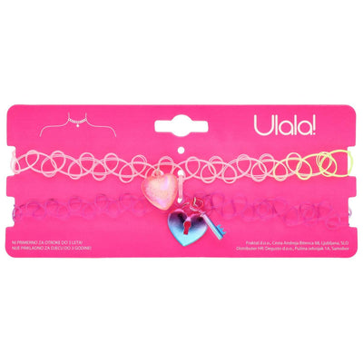 Verižica Choker Srce Set 2 Kos - Fraktal